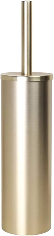 Stainless Steel Toilet Brush and Holder for Bathroom Toilet Bowl Cleaner Brush Set, （Brushed Go... | Amazon (US)