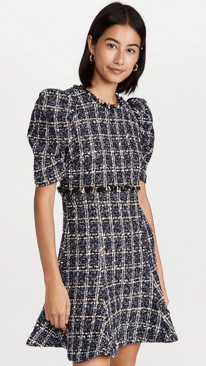 Multi Tweed Alia Dress | Shopbop