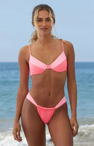 Salero Swim Pink Underwire Bralette Bikini Top | PacSun