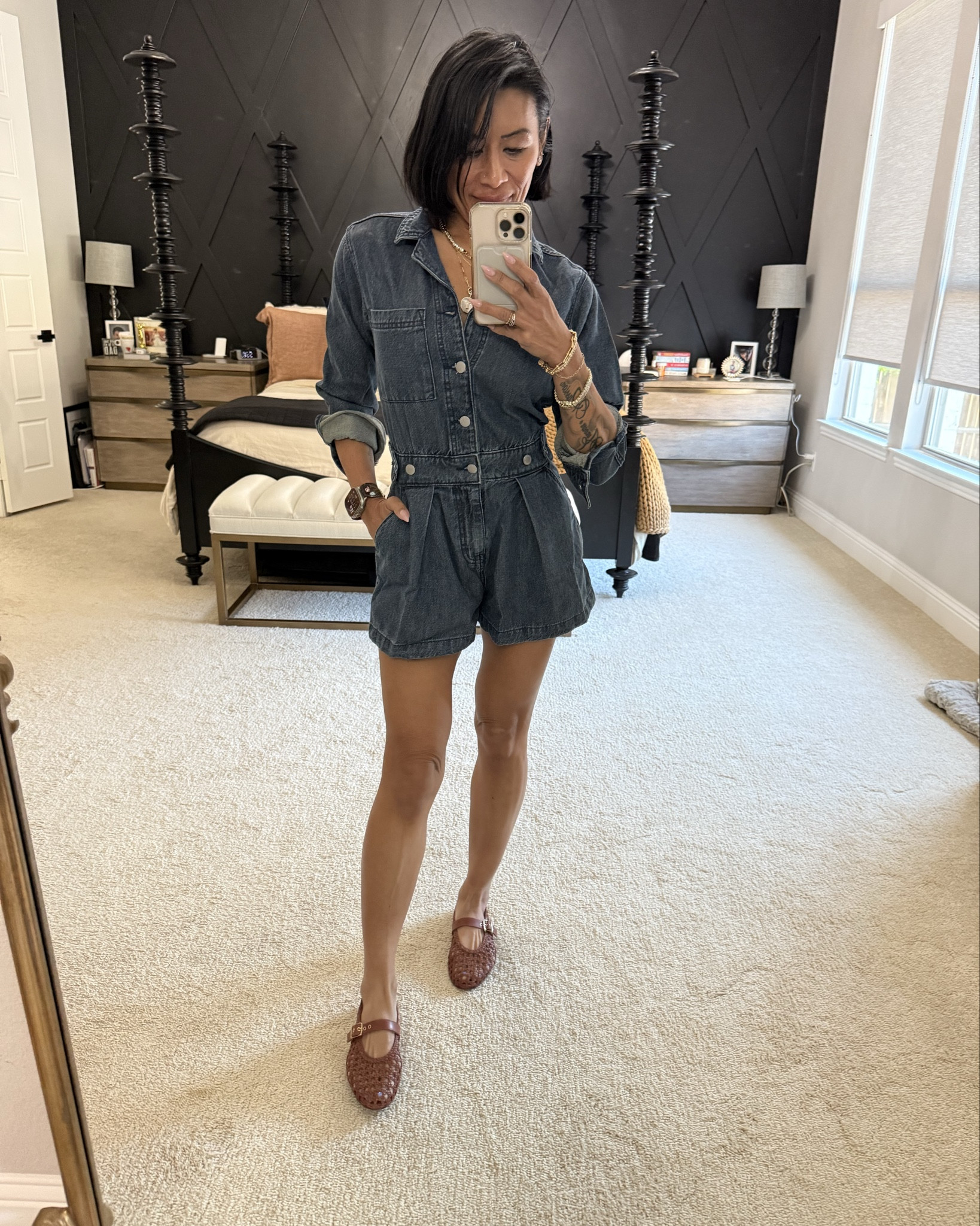 LOVE this denim romper. True to size. I’m wearing a 0 but the 2 also fits for a more relaxed fit. 


#LTKStyleTip #LTKFindsUnder50