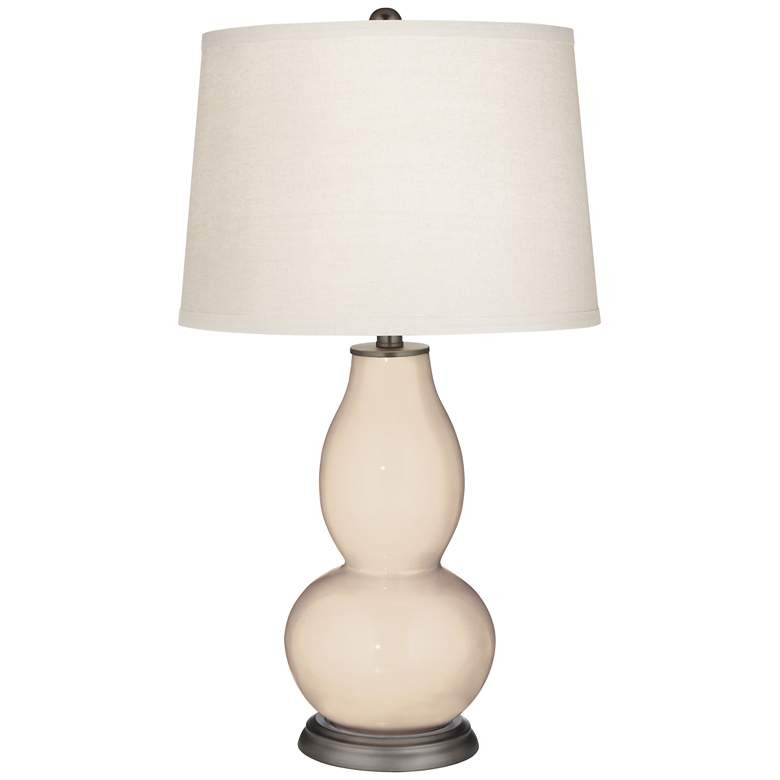 Color Plus Double Gourd 28 3/4" Steamed Milk White Table Lamp - #9K819 | Lamps Plus | Lamps Plus