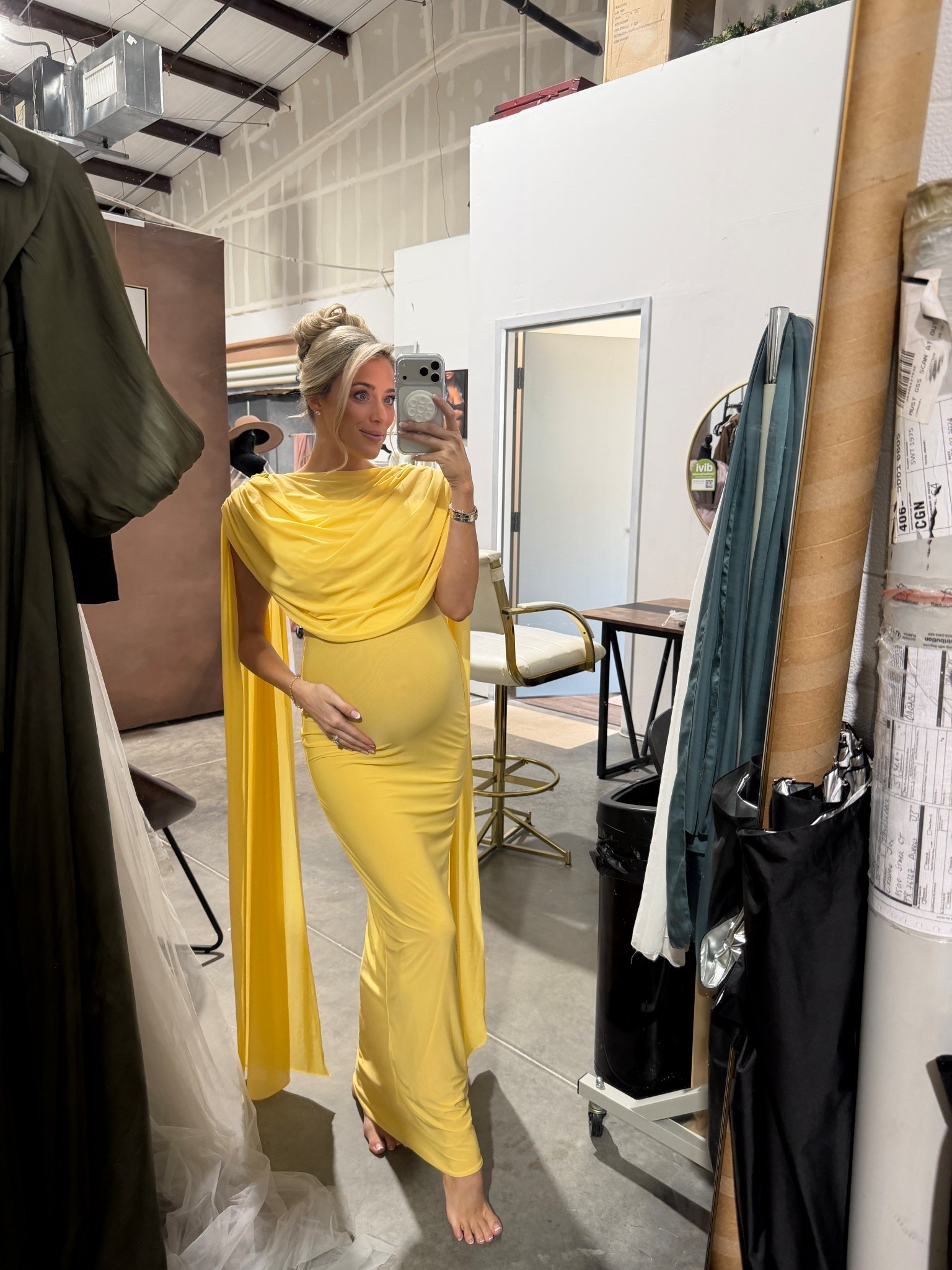 Revolve Dress
Trendy Butter Yellow
Bump Friendly 

#LTKBump #LTKootd