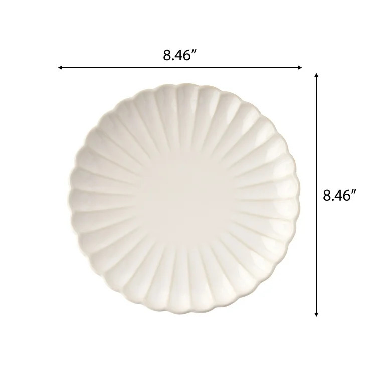 The Pioneer Woman Colette Salad Plate, Cream | Walmart (US)