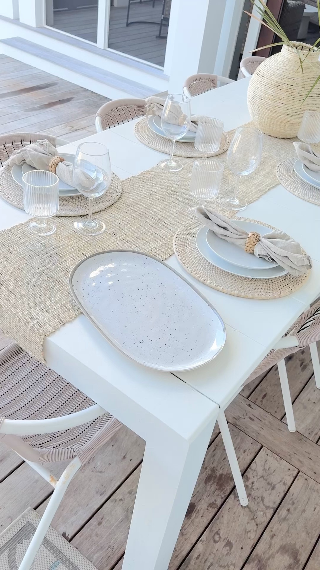 Coastal tablescape! The glasses are acrylic (shatterproof)! I’m using these for thanksgiving dinner.  

#LTKSaleAlert #LTKHoliday #LTKFindsUnder100