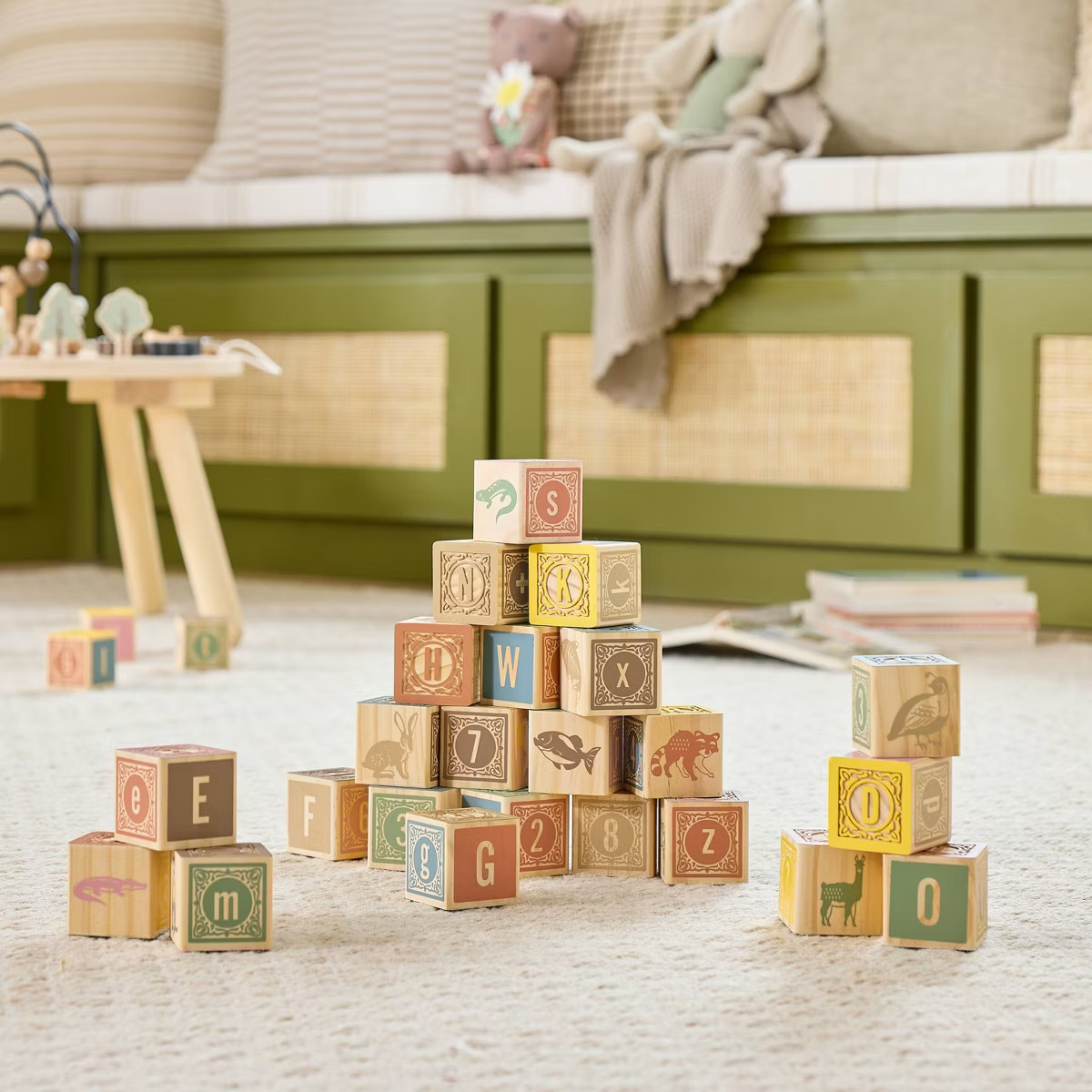 26pc Toy Alphabet Building Blocks Set - Hearth & Hand™ with Magnolia | Target
