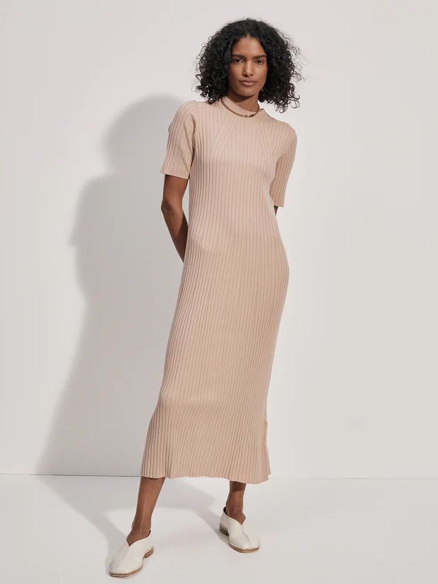 Maeve Rib Knit Midi Dress | Varley USA