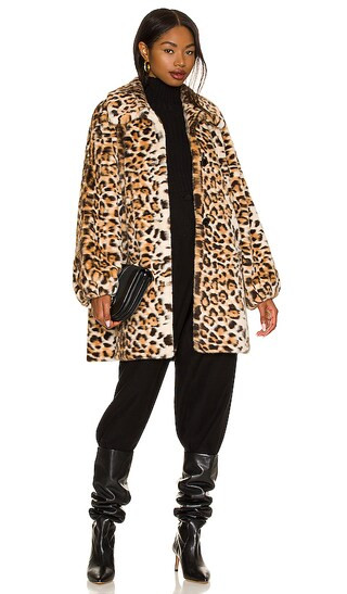 x REVOLVE Loren Coat in Leopard | Revolve Clothing (Global)