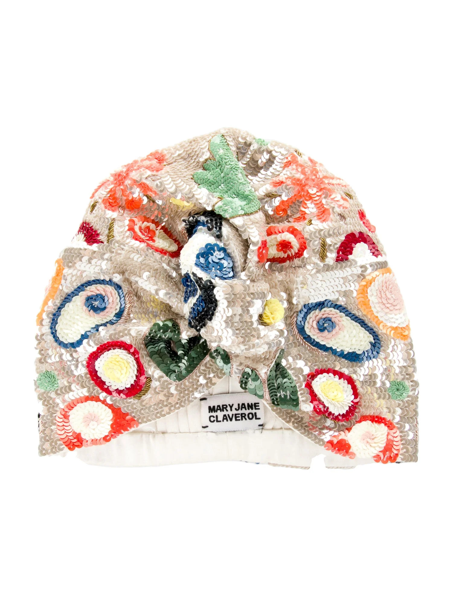 Sequin Embellished Turban | The RealReal