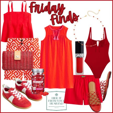 Friday Finds! Coming in red hot for summer ❤️ 

#LTKFindsUnder100 #LTKSaleAlert #LTKFindsUnder50