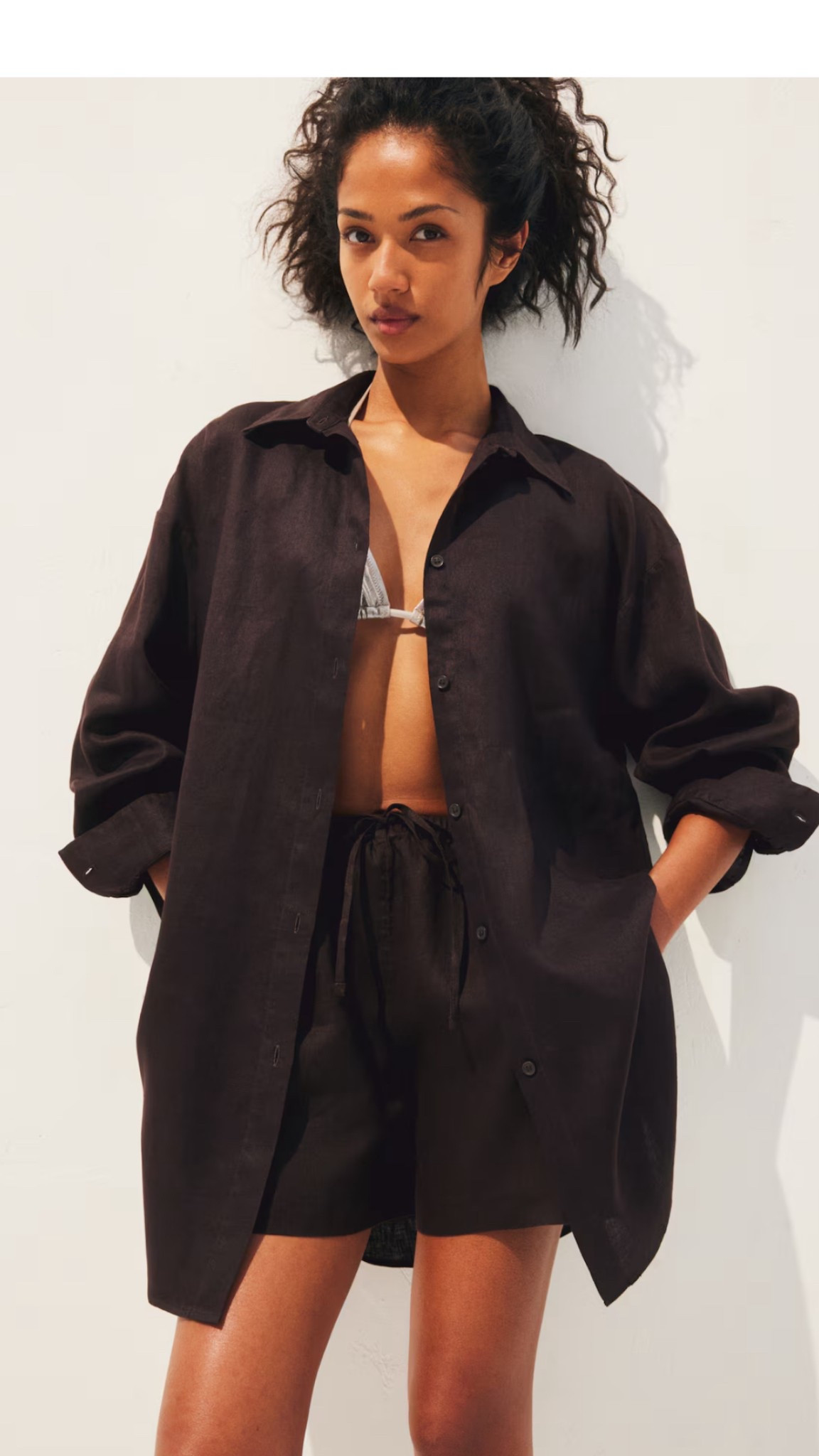 Brown linen co ordshe'll

#LTKsummer #LTKuk #LTKeurope