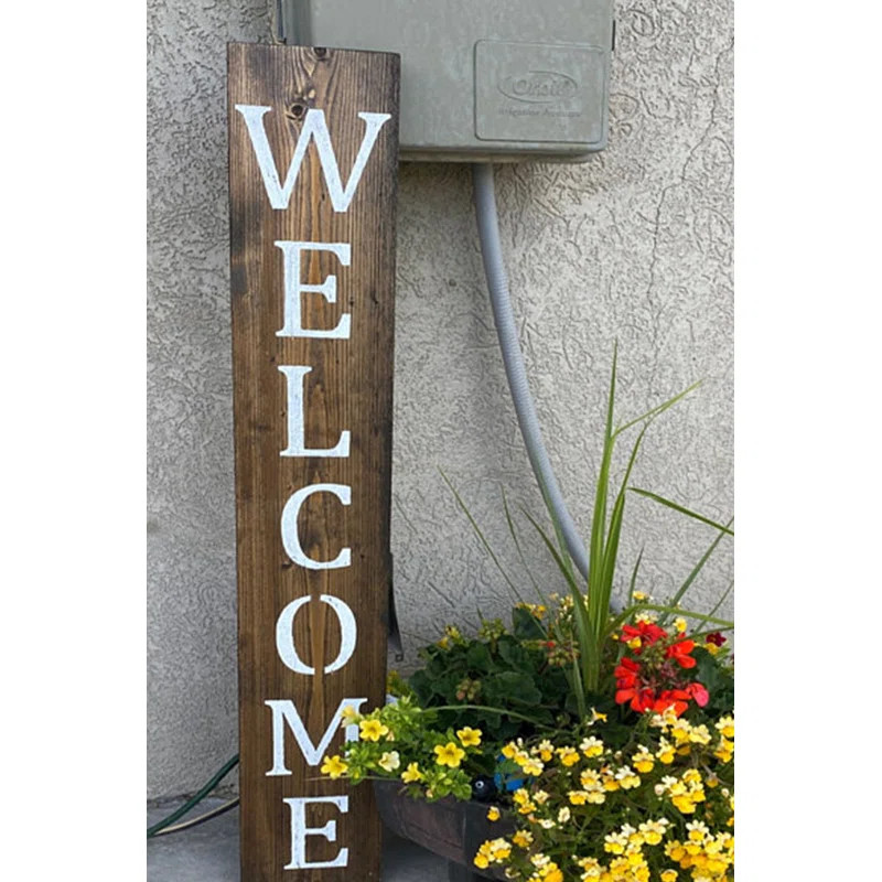 Coalinga Rustic Welcome Sign | Wayfair North America