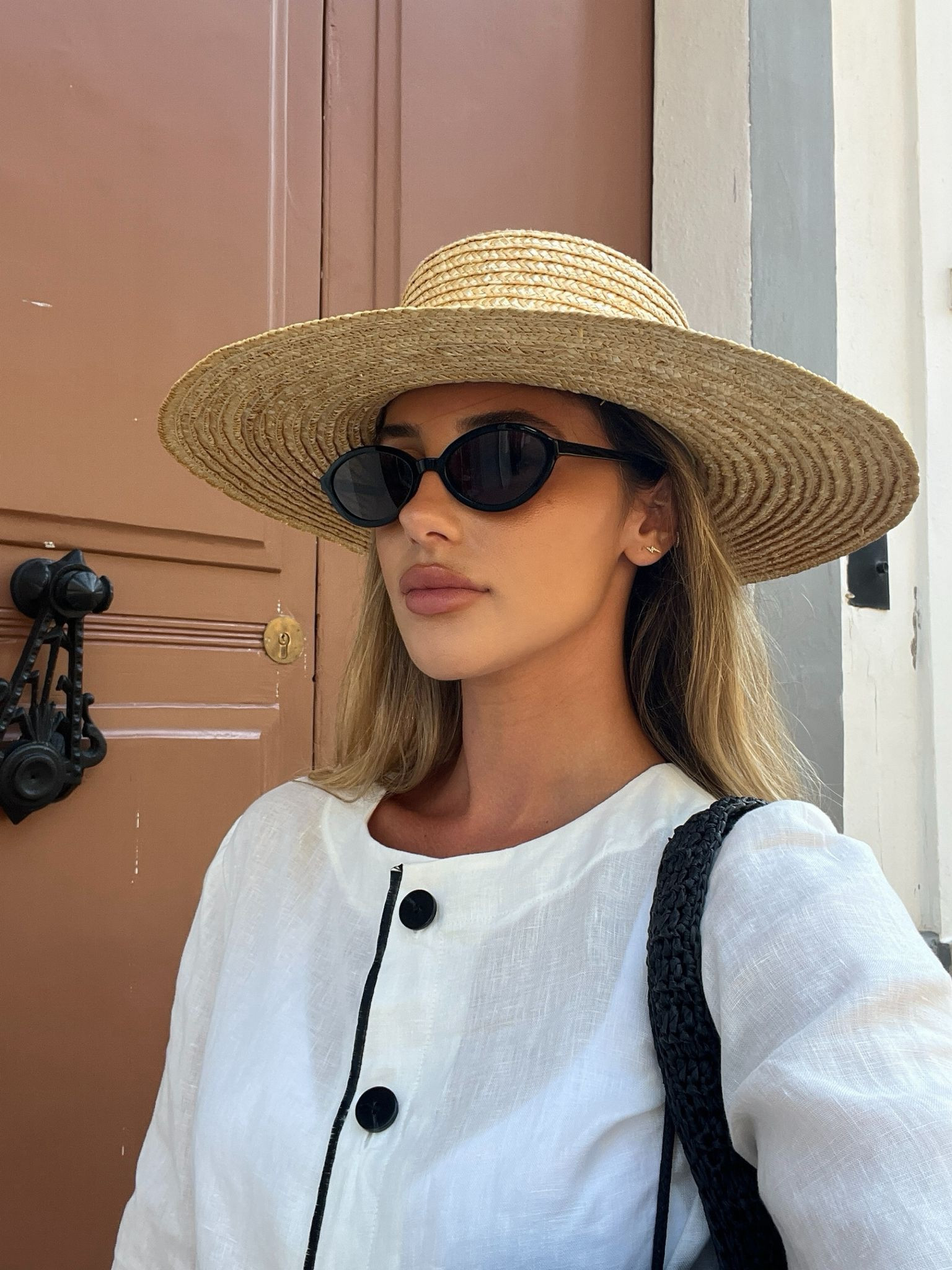 Love this shape of sunglasses! 

Massimo Dutti | summer dressing | outfit inspiration | Ibiza | style inspiration | lack of color hat | straw hat 

#LTKeurope #LTKsummer