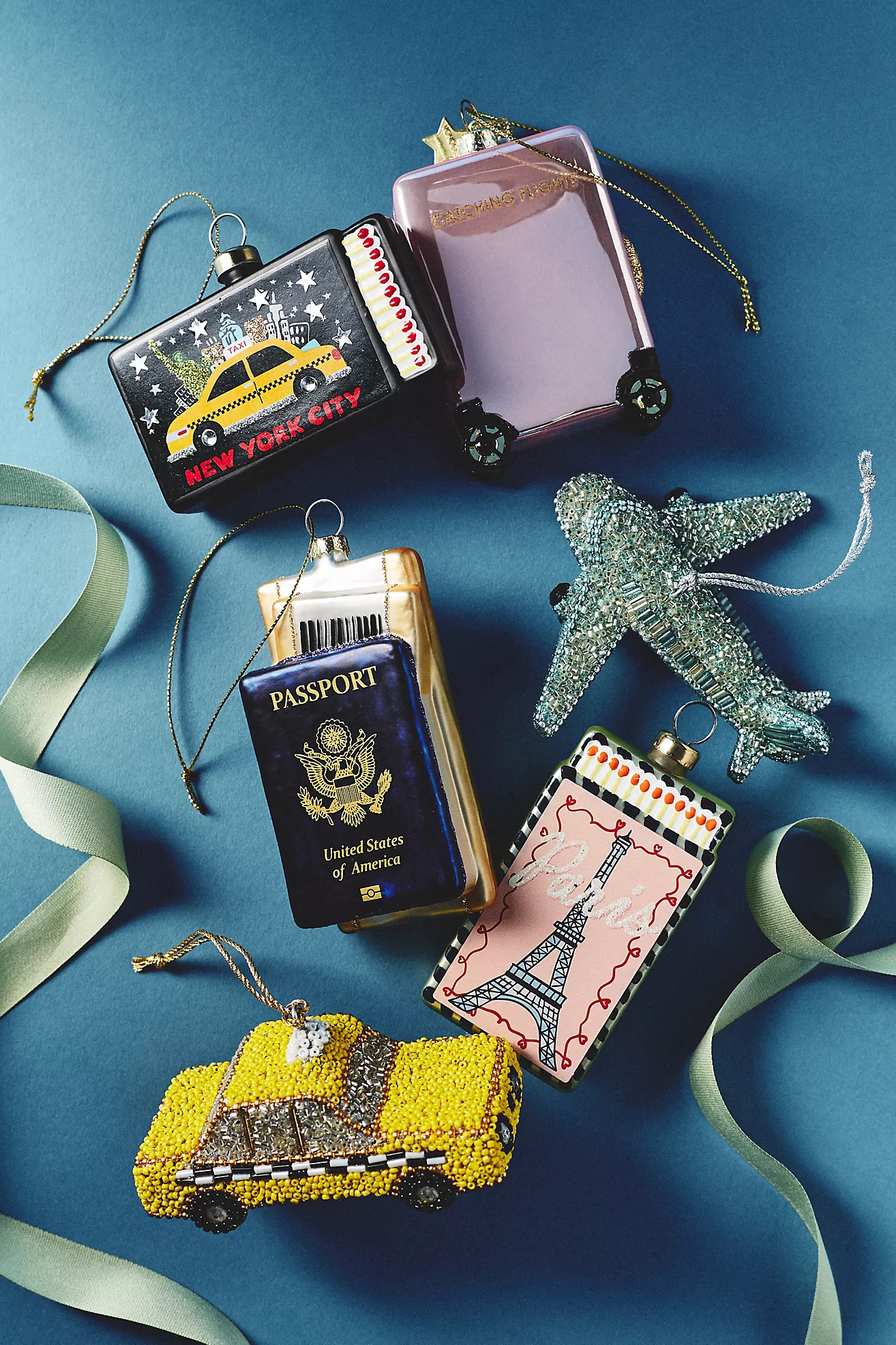 Hand-Beaded Travel Ornament | Anthropologie (US)