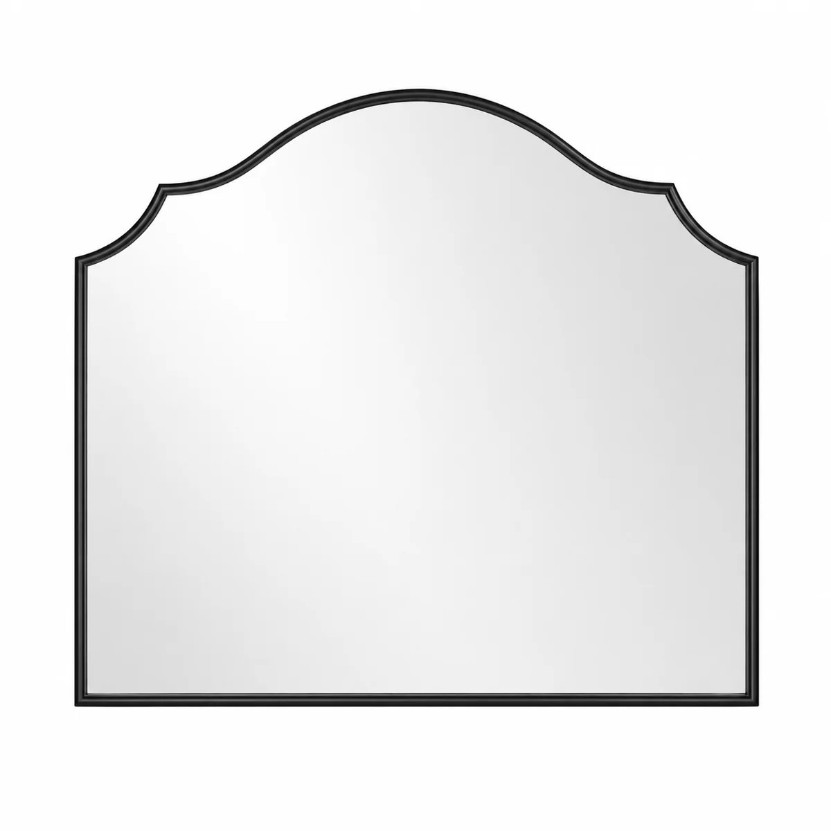 Modern Black Cathedral Arch Wall Mirror with Aluminum Frame, Decorative Accent Mirror | Wayfair North America