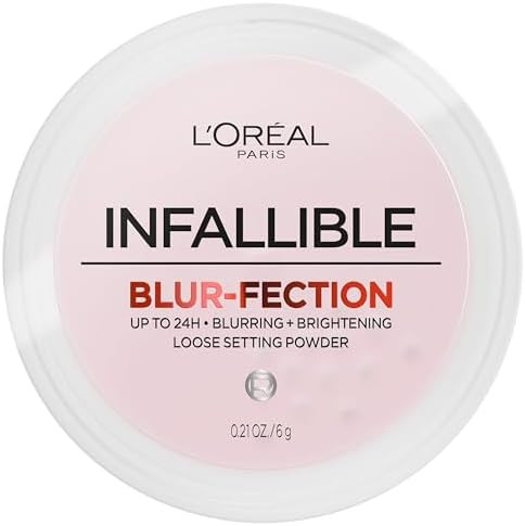 L'Oreal Paris Infallible Blur-fection Longwear Loose Setting Powder, Blurring Face Powder With Up... | Amazon (US)