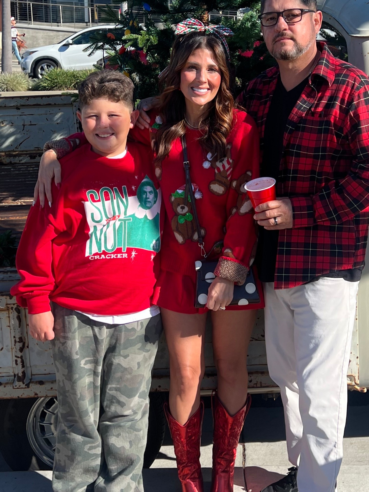 Christmas walk outfit! I had so many compliments on this entire festive fit

#LTKHoliday #LTKgrwm #LTKFindsUnder50