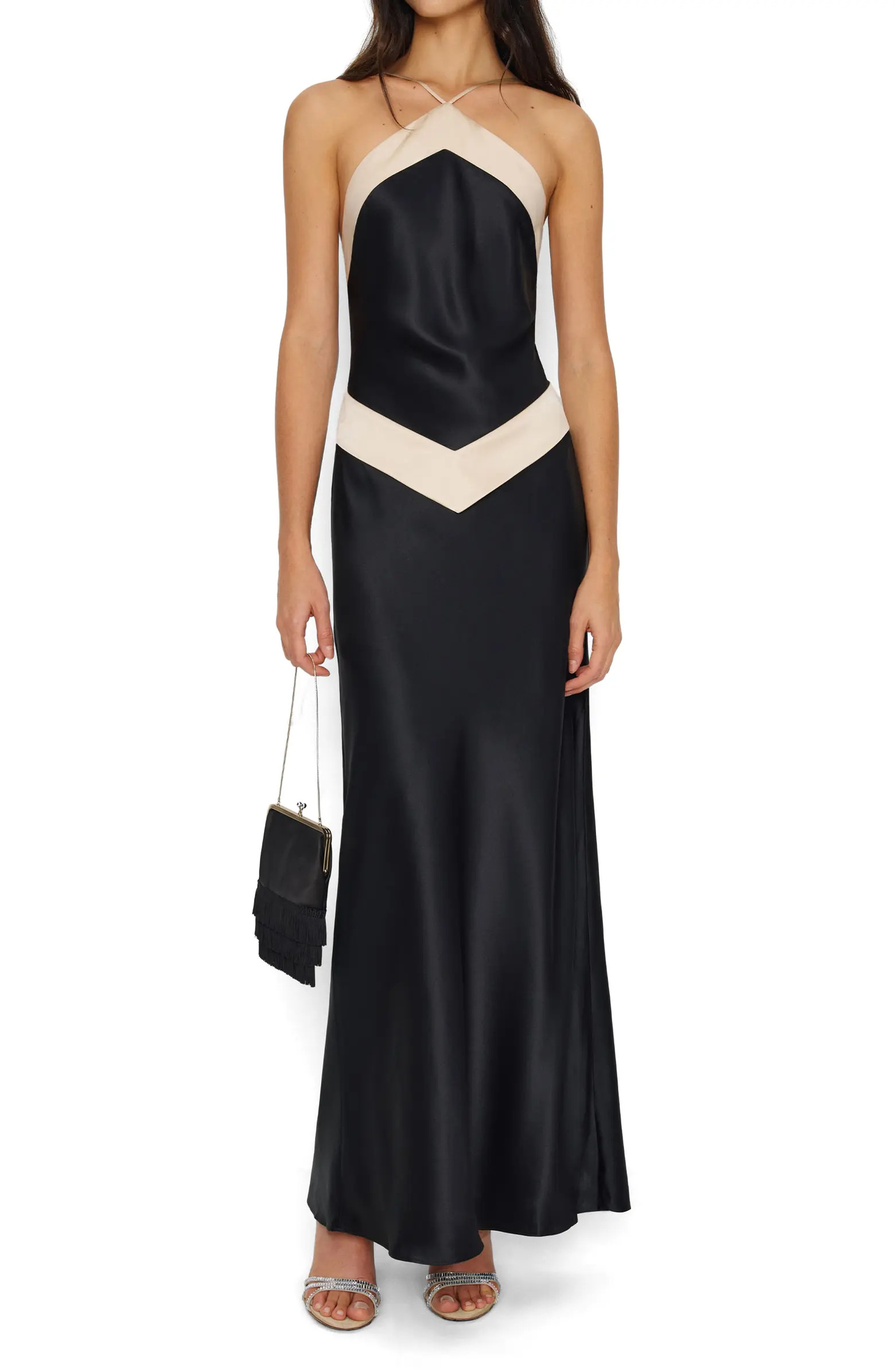 Reformation Jillian Halter Silk Dress | Nordstrom | Nordstrom
