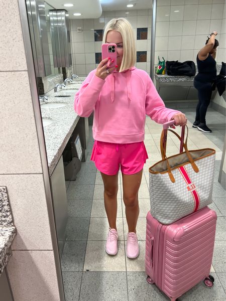 airport outfit / pink airport outfit / spring airport style / travel style 

#LTKtravel