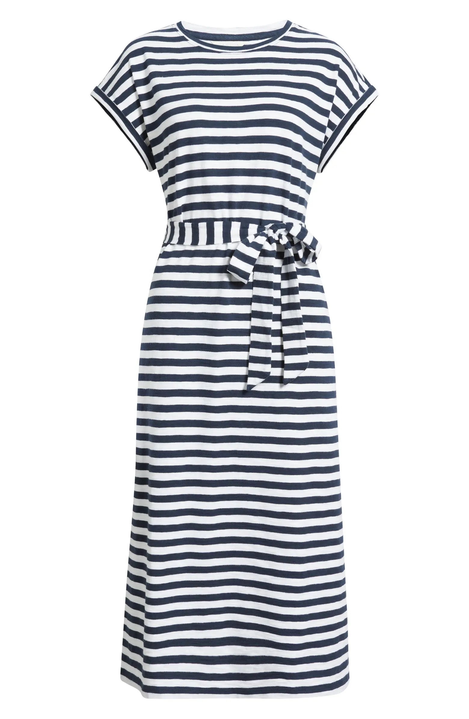 Tie Waist Midi Dress | Nordstrom