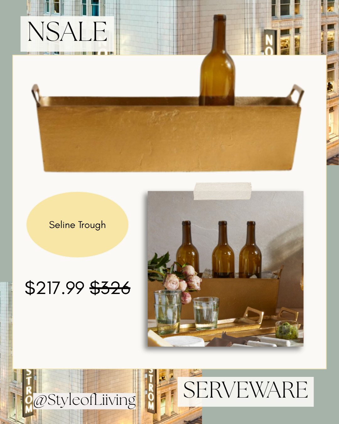 Nordstrom Anniversary Sale! Serveware. Gold wine cooler. Seline trough. #winecooler #nordstrom #nsale #kitchen #serveware #hosting #hostess #wine #home  

 #LTKfoodie #LTKHome #LTKSaleAlert