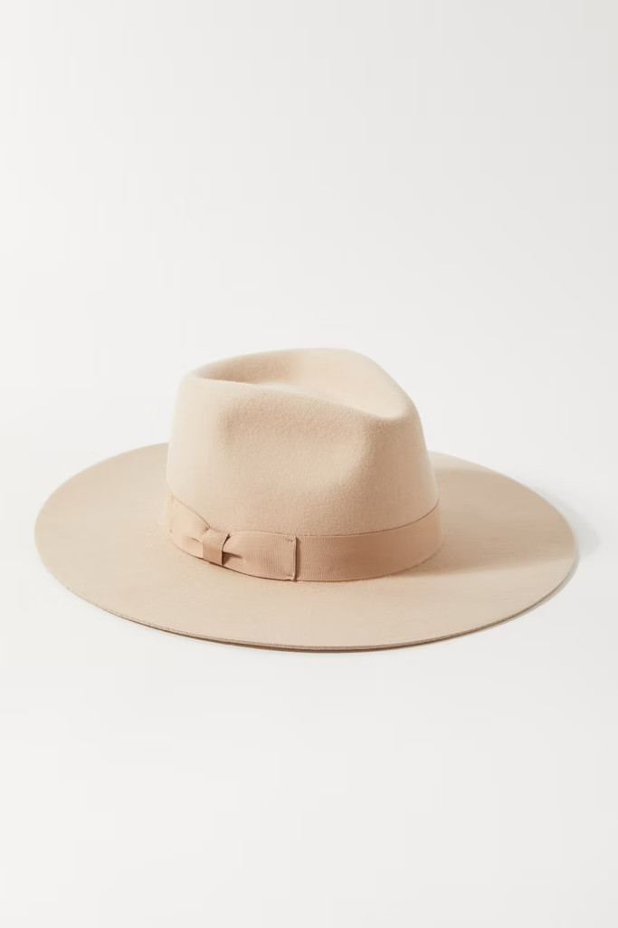 UO Flat Brim Felt Fedora | Urban Outfitters (US and RoW)