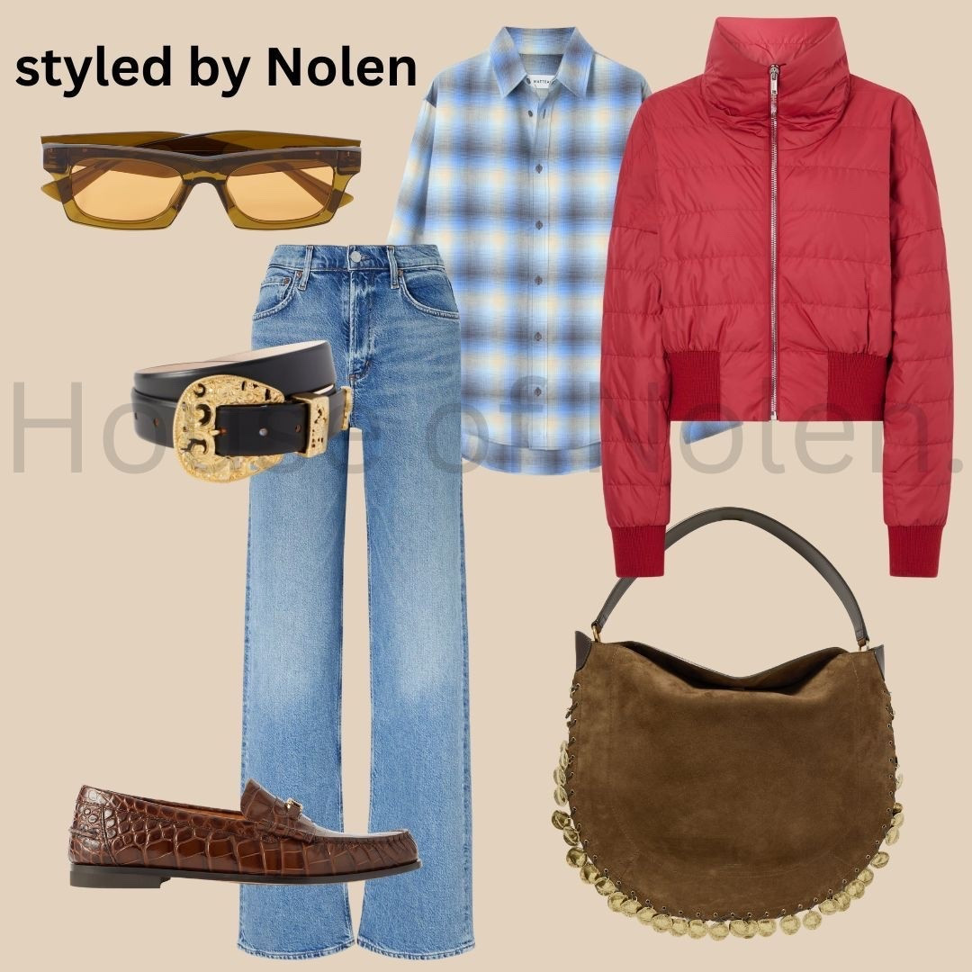 Winter 2026 Look 20. 

Polished loafers with relaxed denim.

A vintage-inspired plaid under a sharp red puffer.
Gold hardware against worn leather.

The formula is simple: structure + ease + one bold layer. That’s how you make casual feel intentional in this city.

In NYC, nothing is accidental. Even “off-duty” is edited.

Save this for your next New York fall outfit.
Follow for NYC style, modern womenswear, elevated everyday dressing, and editorial styling.

#smallbusiness #womenownedbusiness #momownedbusiness #womeninbusiness #femaleentrepreneur #creativeentrepreneur #founderlife #womenfounders #supportsmallbusiness #nycfashion #nycstyle #nycdesigner #sohostyle #newyorkfashion #newyorkstyle #voguestyle #editorialfashion #fashioneditorial #fashiondirection #fashionconsultant #imagestylist #fashionstrategy #luxurystyle #modernstyle #personalstyle #styleauthority #wardrobearchitecture #styleinspiration #fashioncommunity #fashioncreator