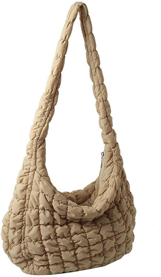 Quilted Tote Bag Puffer Crossbody Bag Handbag Cloud Shoulder Bag for Women, Soft Padding Bag with... | Amazon (US)