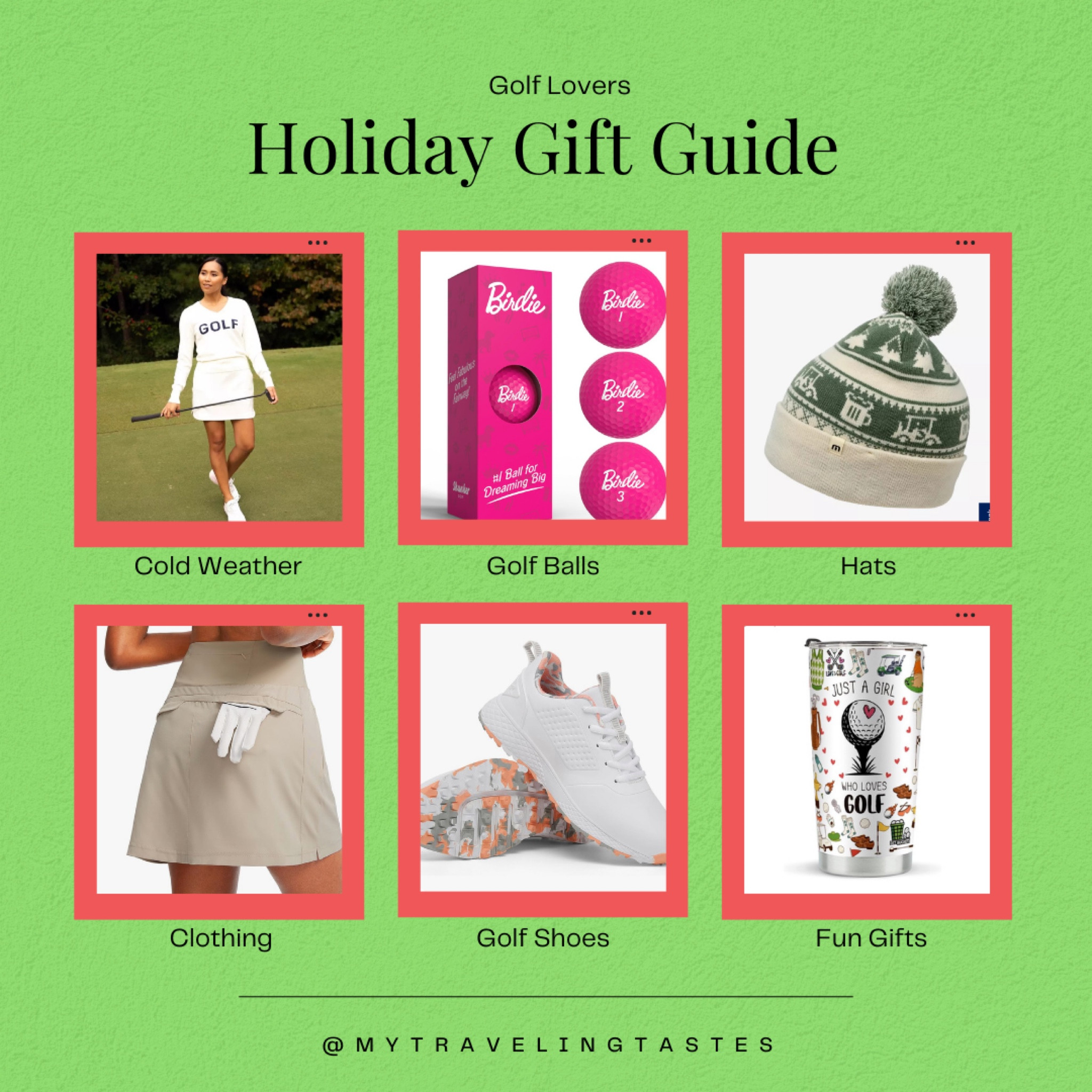 Do you love golf? Do you have a golf lover on your holiday shopping list? Check out these gift ideas, you will love giving as well as getting. There is something for every budget. 

#LTKActive #LTKGiftGuide #LTKOver40