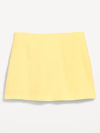Linen-Blend Micro Skort | Old Navy (US)