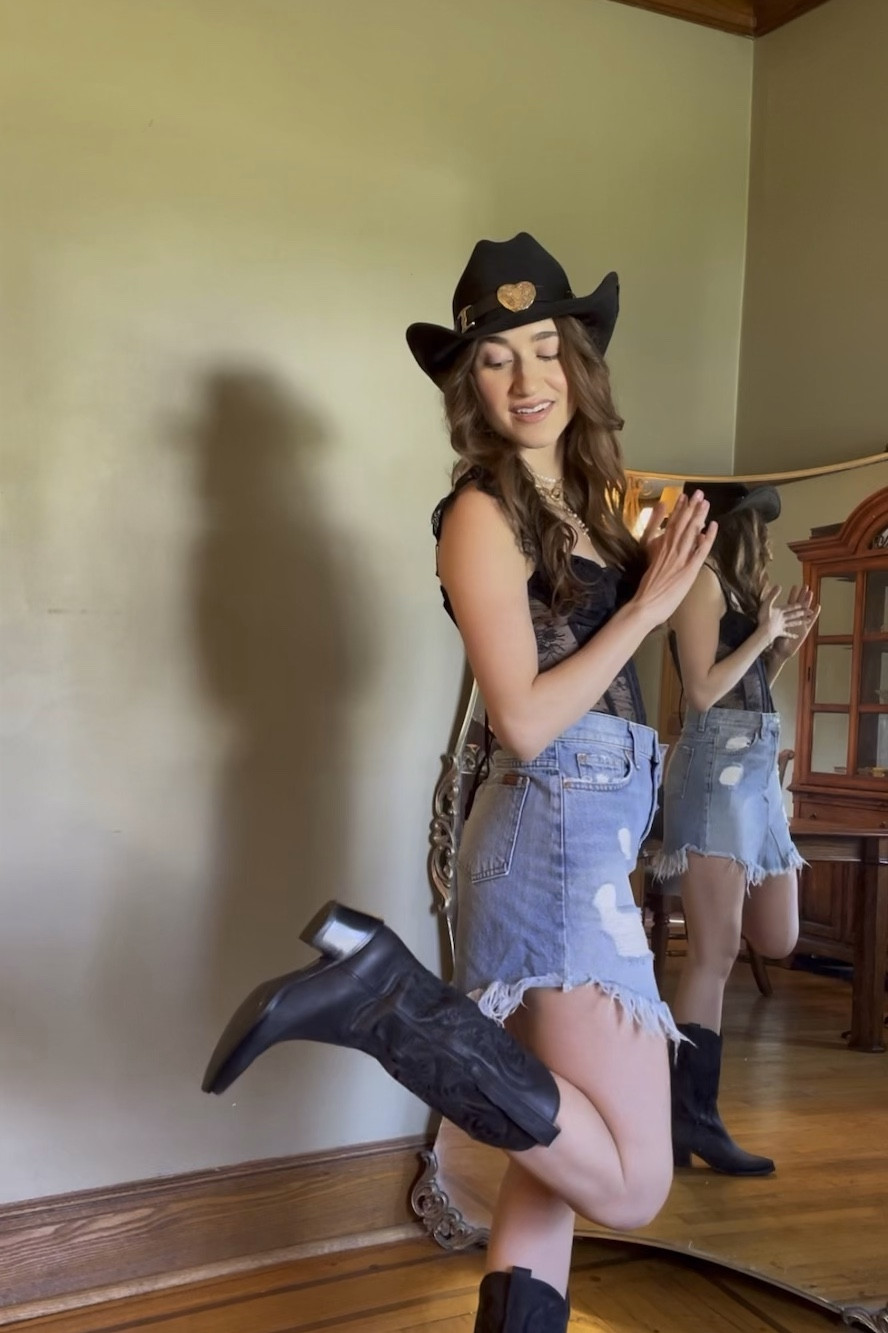 Black western country look perfect for a festival, country concert or a night out in Nashville!

#LTKSeasonal #LTKstyletip #LTKshoecrush