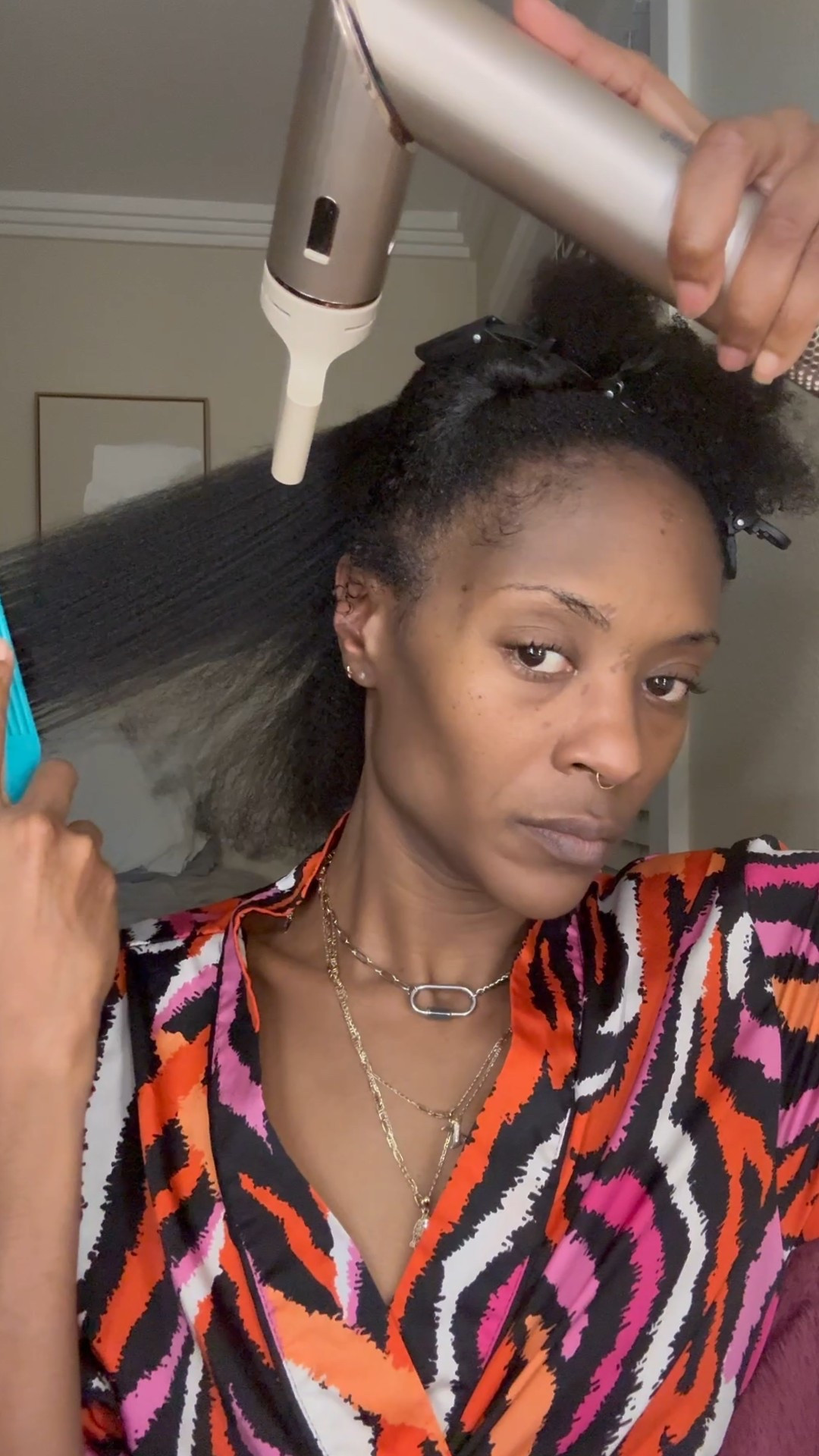 Healthy hair over everything >>> #vegamaour shampoo and conditioner has changed my life! #ltkhair #healthyhair #hairgrowth #sharkbeauty 