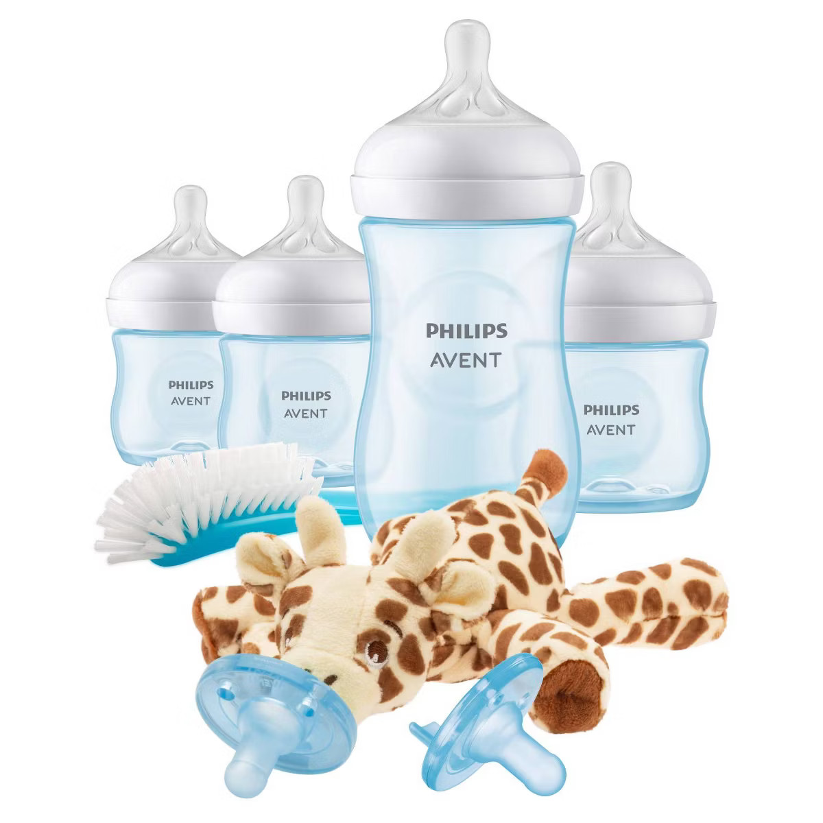 Philips Avent Natural Baby Bottle with Natural Response Nipple - Baby Gift Set With Snuggle - Blu... | Target