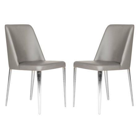 Safavieh Baltic Leather Dining Side Chair - Set of 2 | Walmart (US)