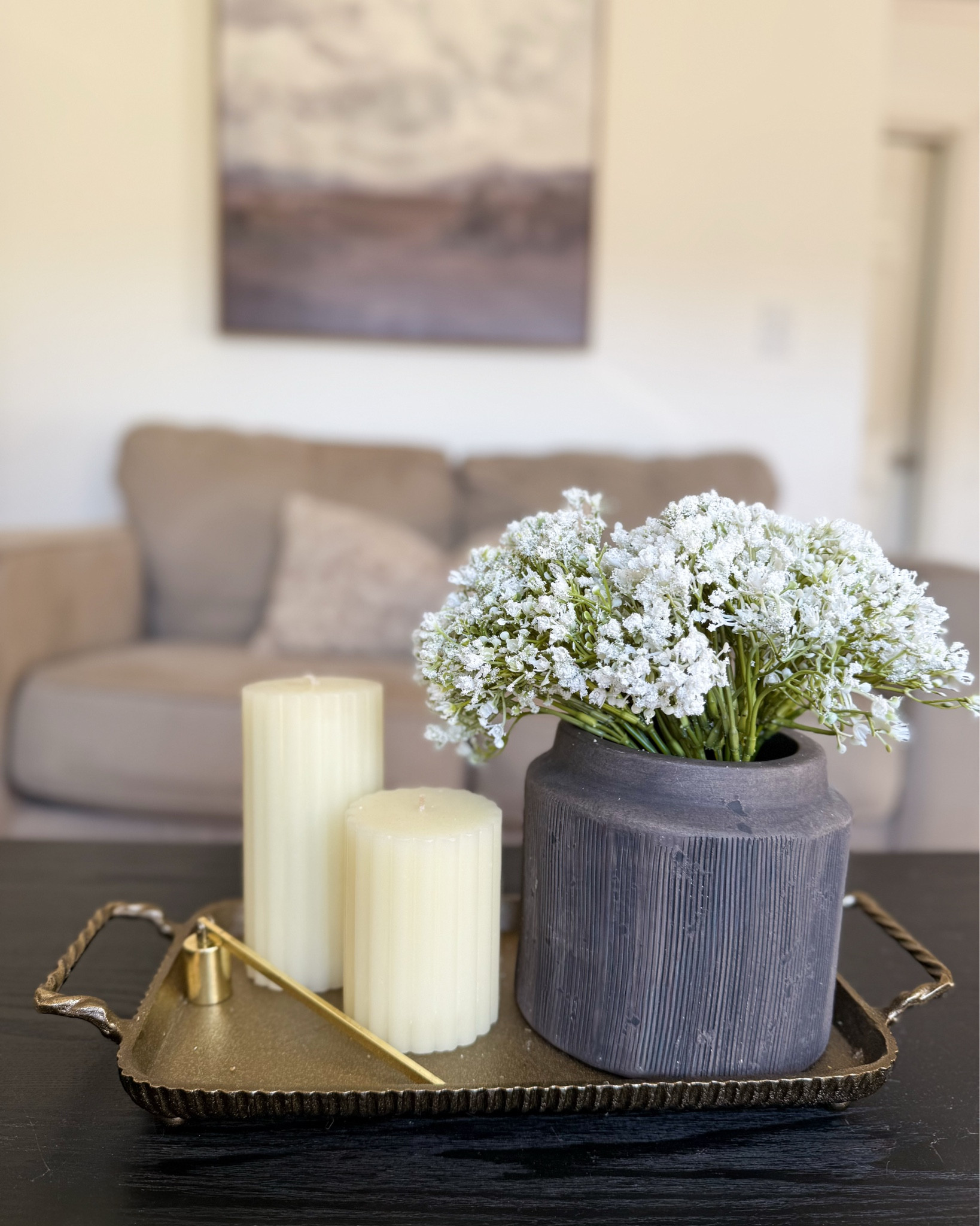Coffee table decor idea! Floral stems are $3 for a bundle! 

#LTKSeasonal #LTKSaleAlert #LTKHome