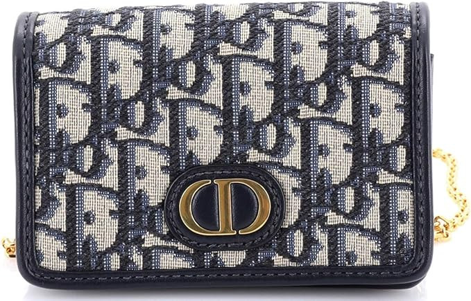 Amazon.com: Christian Dior, Pre-Loved 30 Montaigne Nano Convertible Belt Pouch Oblique Canvas, Bl... | Amazon (US)