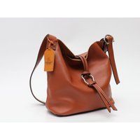 Leather Hobo, Large Crossbody Bag, Shoulder Hobo Tote Brown Leather Purse, Women's Bag | Etsy (US)