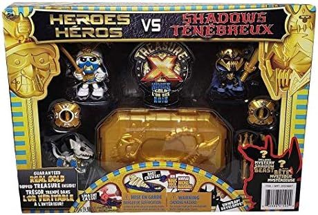 Treasure X: Kings Gold - Heroes VS Shadows Playset w/ Guaranteed Real Gold Dipped Treasure Inside... | Amazon (US)