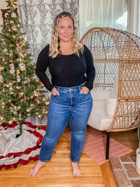 Express denim haul 
Jeans size 12 short 
You might consider sizing up one for a little more room in the waist but they feel like they would stretch with wear! 

#LTKcurves #LTKHoliday #LTKsalealert