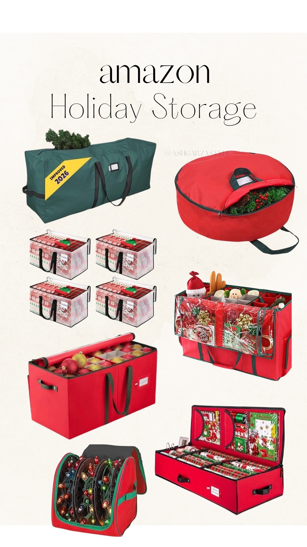 Amazon holiday storage 🙌🏻🙌🏻
Ornament storage, holiday paper, storage, Christmas, ornaments, holiday storage bags

#LTKHome #LTKHoliday