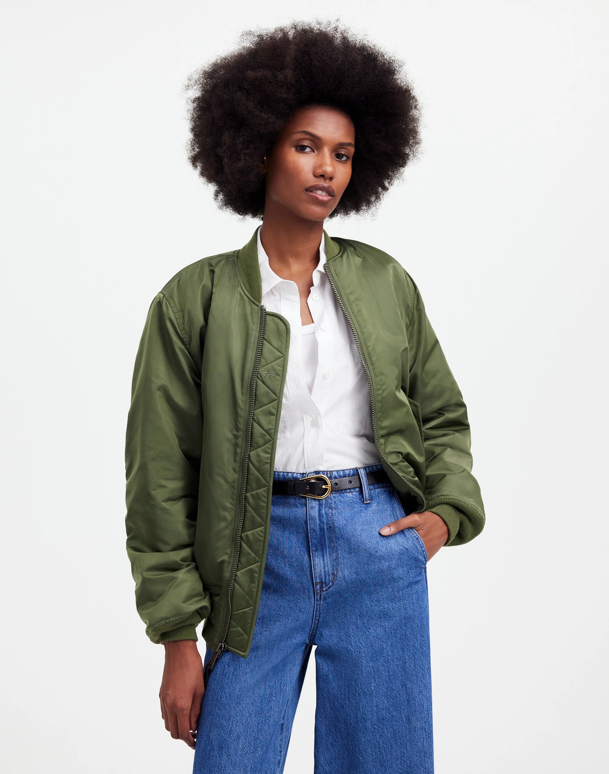 Madewell x Alpha Industries MA-1 Flight Jacket | Madewell | Madewell