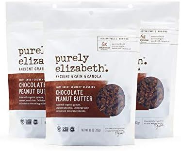 Purely Elizabeth Ancient Grain Granola - Certified Gluten-free, Vegan & Non-GMO No Refined Sugar ... | Amazon (US)