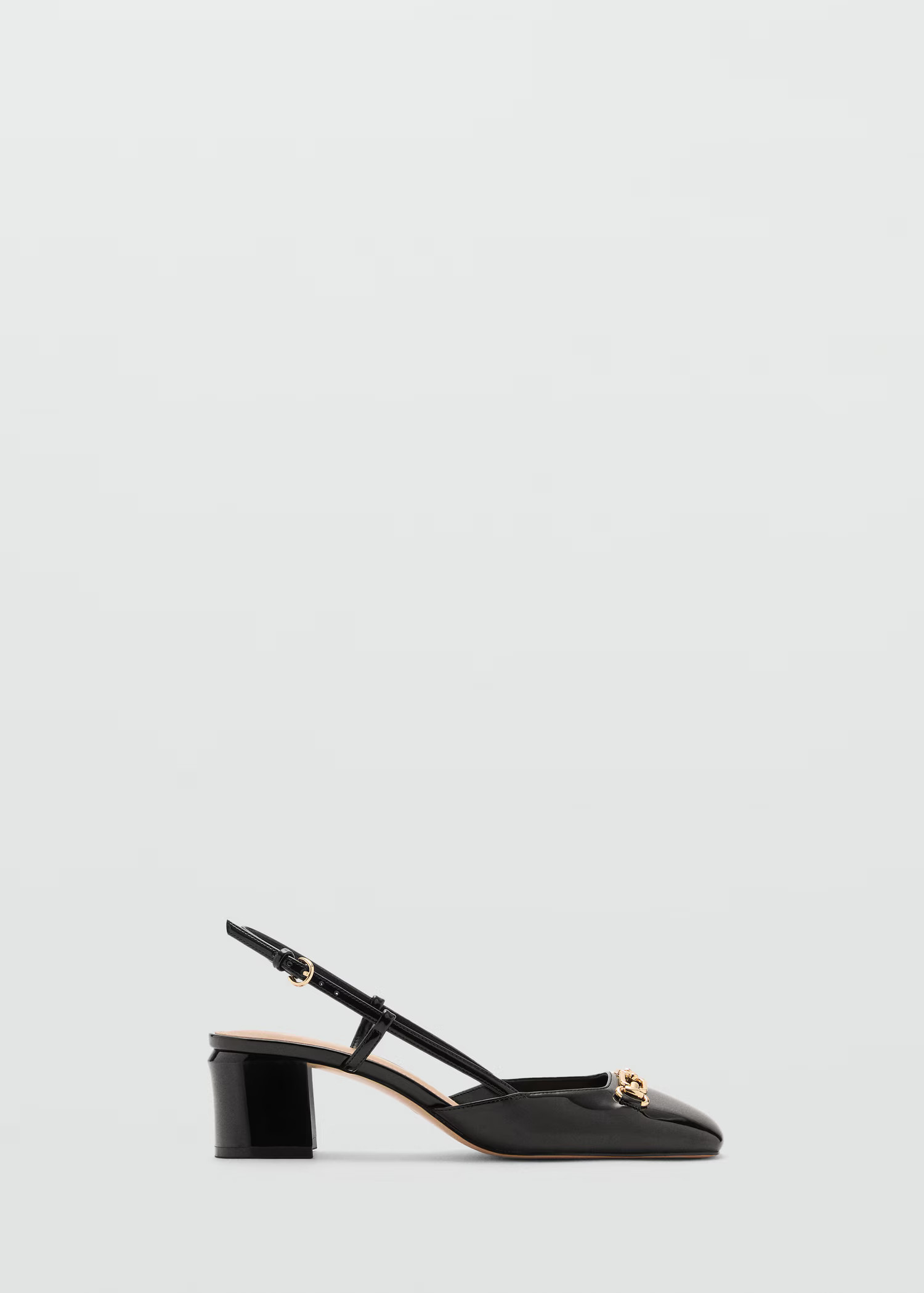 Heeled shoes with link detail - Women | MANGO USA | Mango (US/MX/AU)