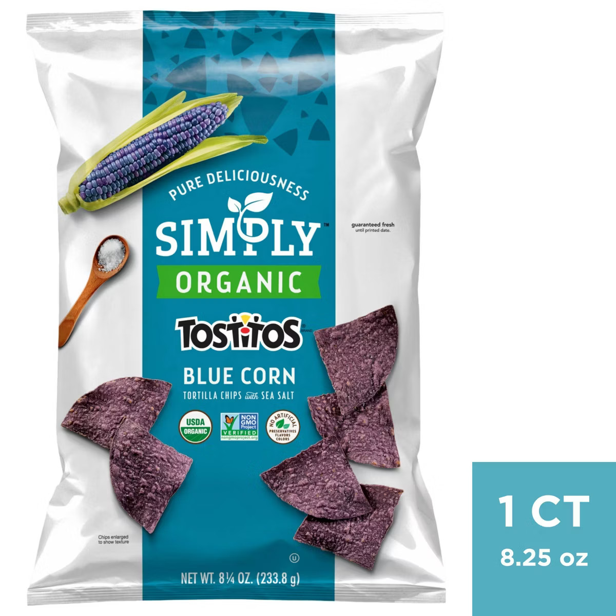 Simply Tostitos Blue Corn Tortilla Chips - 9oz | Target
