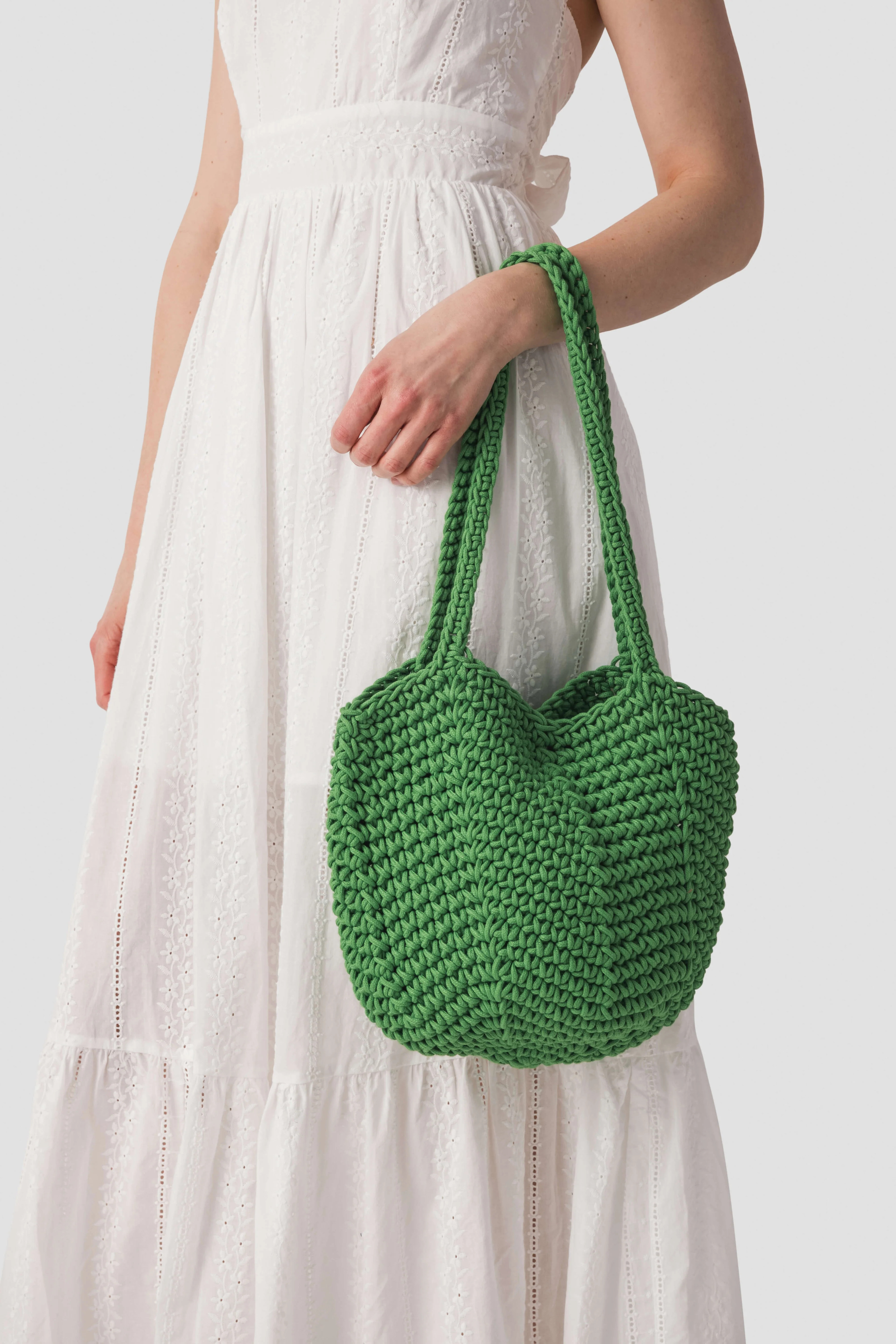 Dipped Shop Woven Knit Handbag | Social Threads