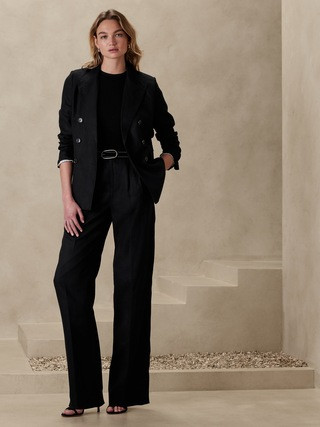 Palma Wide-Leg Linen Pant | Banana Republic (US)