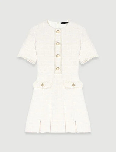 Short tweed dress | Maje US