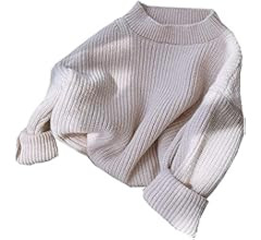 GRNSHTS Baby Girls Loose Long Sleeve Knit Sweater | Amazon (US)
