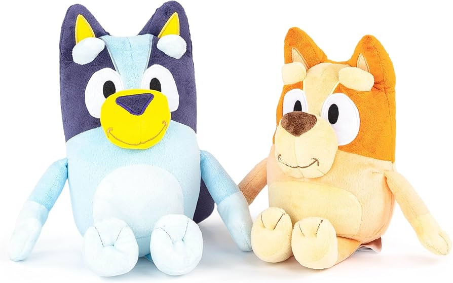 Bluey & Bingo Plush Pillow Buddy Set - Super Soft Character Pillows - Polyester Microfiber, 12 in... | Amazon (US)