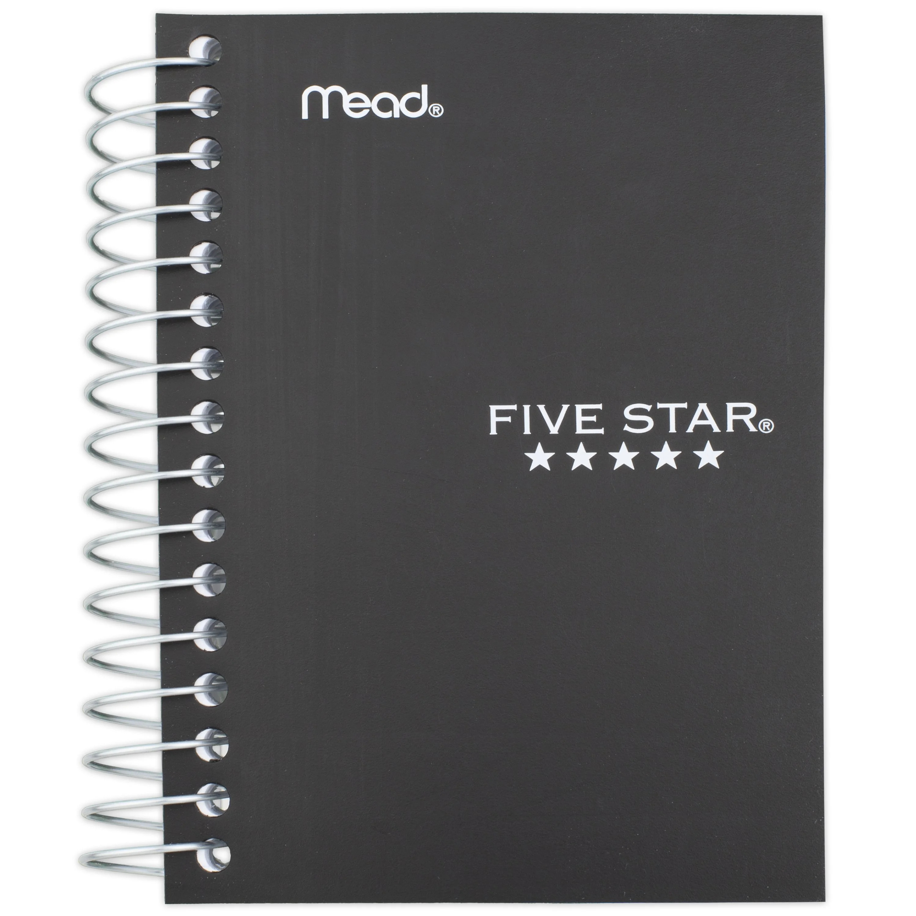 Five Star Fat Lil' Wirebound Notebook, College Ruled, 3 1/2 " x 5 1/2", Black (450021AA2-MT) - Wa... | Walmart (US)