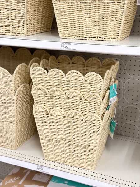 Scallop baskets back in stock at Target! 

Woven basket, scallop basket, Target home, Target style, Target find, storage basket, toy storage, blanket storage, grandmillennial, coastal grandmother 

#LTKStyleTip #LTKFindsUnder50 #LTKHome